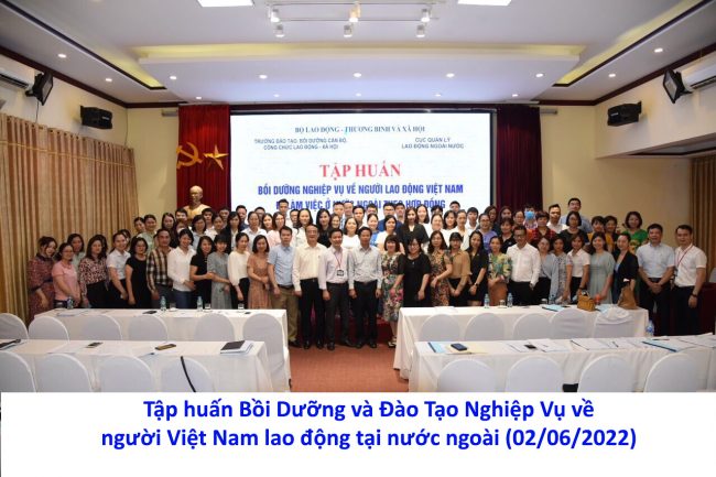 Tập huấn Bồi Dưỡng và Đào Tạo Nghiệp Vụ về người Việt Nam lao động tại nước ngoài