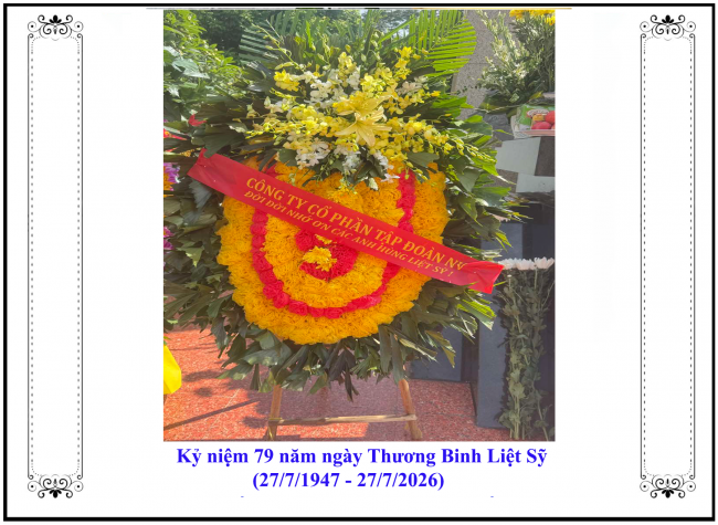 Kỷ Niệm 79 Năm Ngày Thương Binh Liệt Sỹ ( 27/7/1947 ~27/7/2026)